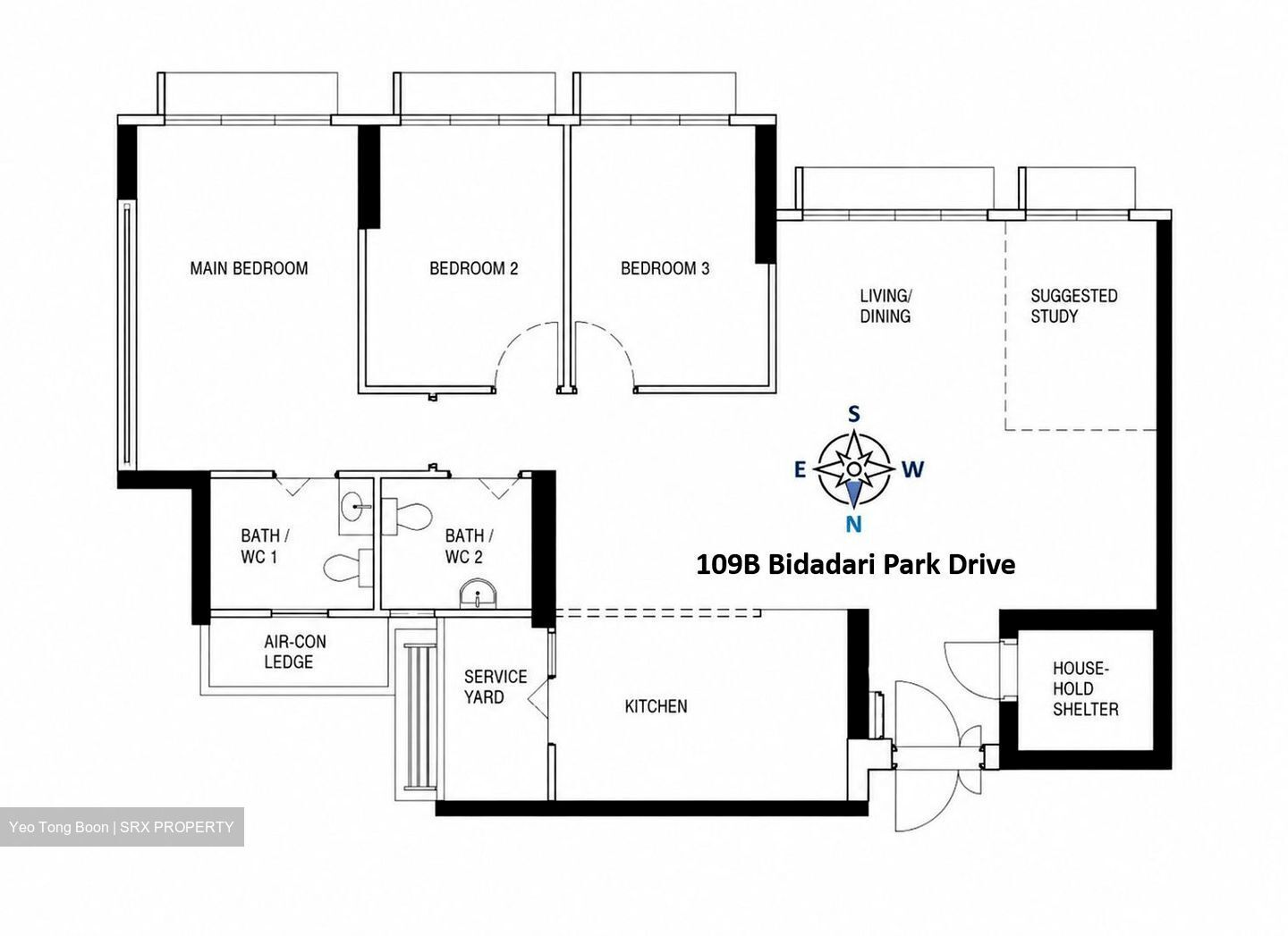 Blk 109B Alkaff Oasis (Toa Payoh), HDB 5 Rooms #607567261